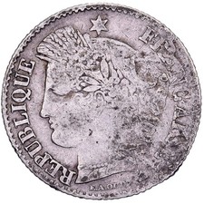 France, 20 Centimes, Cérès, 1851, Paris, Argent, TB, Gadoury:303, KM:758.1