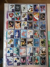 144 Cartes de Disney autocollantes Auchan  pour les 100 ans 