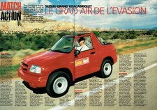 Publicité Advertising 109 1999  Suzuki Grand Vitara 4x4  cabriolet (2 pages)