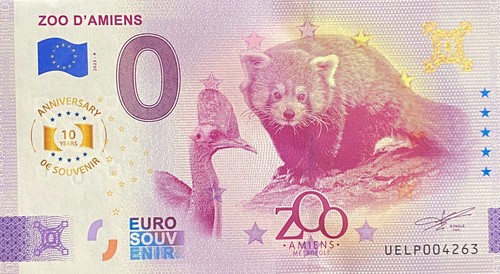 Billet euro zoo d - billet, amiens