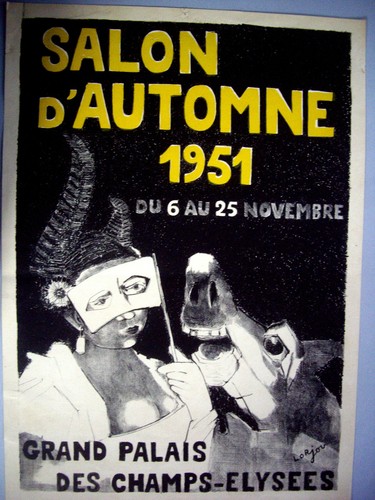 Salon automne 1951 affiche - 1951",