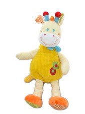 Doudou peluche Girafe vache