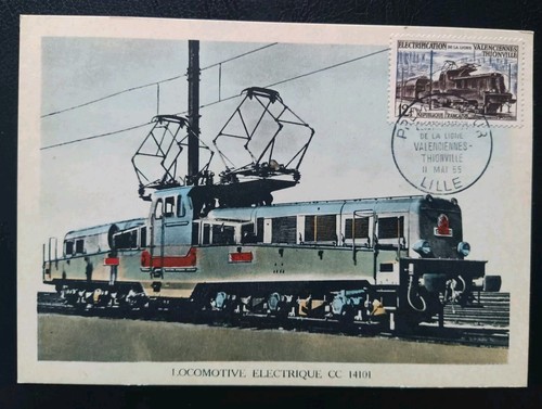 Carte premier jour train - carte,