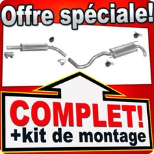 Ligne pot d'échappement pour VW POLO (6N) 1.4 16V 1.6 GTI 1.9 D Silencieux