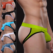 Sous-Vêtements En String Jockstrap Pour Hommes Tongs À Sangle Élastique Sous- /