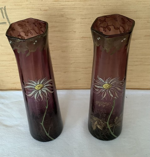 Paire vases anciens - paire,