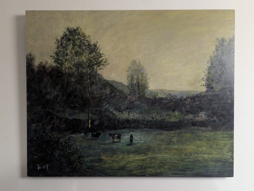 Acrylique sur panneau roy - panneau,