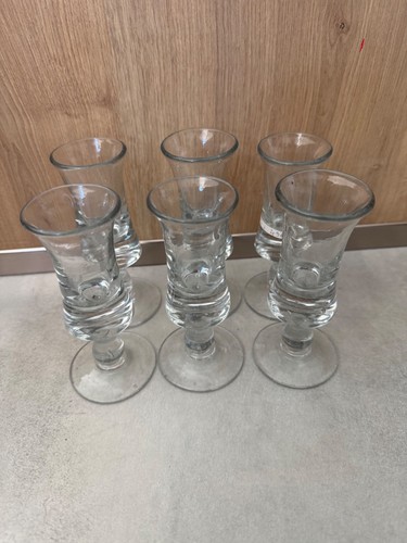 Lot verres liqueur épais - lot, 6