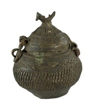 Dhokra -ancien Pot -Boite à