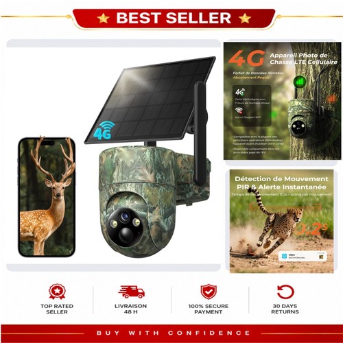 Sehmua caméra chasse - 4g, de