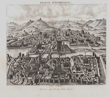 Gravure ancienne Paris  gravure originale 1835