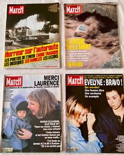 Lot de 4 Paris Match collector