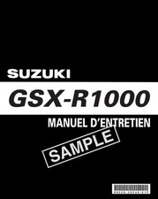 MANUEL ATELIER REVUE RÉPARATION PDF SUZUKI GSXR GSX-R 1000 K3 2003 