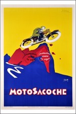 MOTO MOTOSACOCHE R107 - POSTER HQ 40x60cm d'une AFFICHE VINTAGE