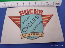 Vélo chromo transfert années - chromo,