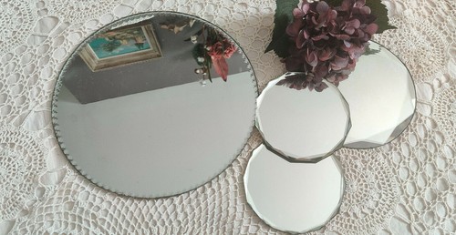 Lot miroirs biseautés et - de,