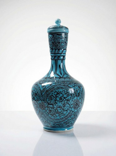 Vase couvert jarre persane - couvert,
