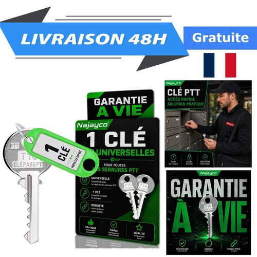 Clé ptt t10 passe partout - clé,