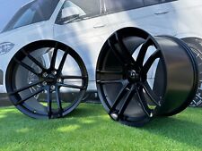 4 x 20 Inch 5x115 Widebody Style Noir Demi Mat Roues : Pour Dodge Hellcat