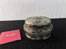 Bonbonnière en verre givré