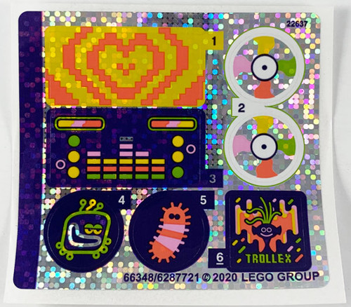 Lego 41250stk01 troll - lego, sticker