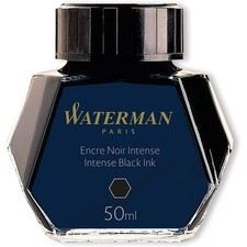 [S0110710] Waterman Flacon d'encre verre 50 ml Noir intense