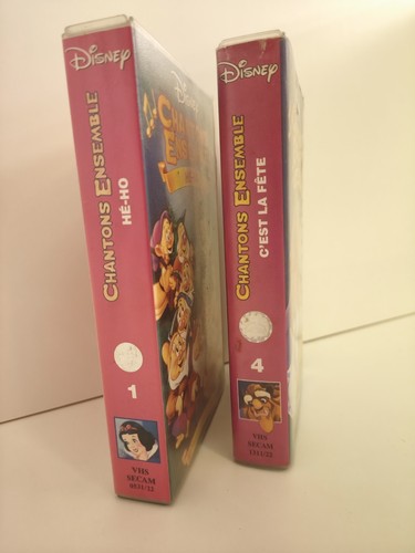 Lot cassettes vhs - vhs, chantons