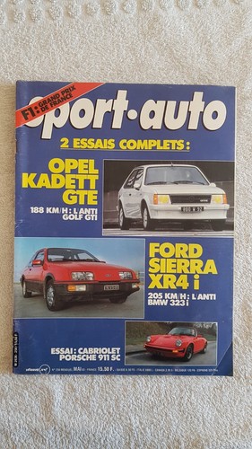 Sport auto 256 1983 opel - n°256,