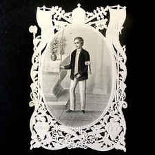 Image Pieuse  XIXe  La 1ère Communion Daté 1879 Marie Ed Breval Dentelle Canivet