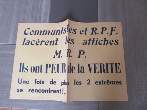 Affiche ancienne 1950 p - affiche,