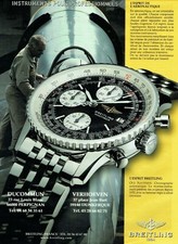  Publicité Advertising 0322  2000  montre Breitling  old navitimer  aéronautique