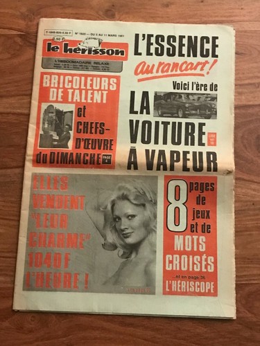 Journal hérisson 1820 - n°,