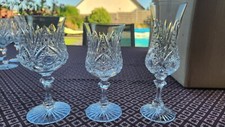 Verres Cristal de Lorraine, Verres à eau-vin-flute, prix à l'unité, années 80