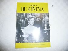 LES CAHIERS DU CINEMA N° 27 OCTOBRE 1953 REVUE CINEMA ET TELECINEMA