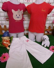 lot 12 vêtements enfant 4 ans fille,jupe,robe,pantalon,t-shirt,corsaire,gilet ..