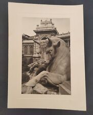 Photographie Palais Longchamp à Marseille sur papier agfa brovira