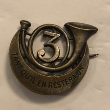 Insigne ancien  3° régiment de chasseurs d'Afrique