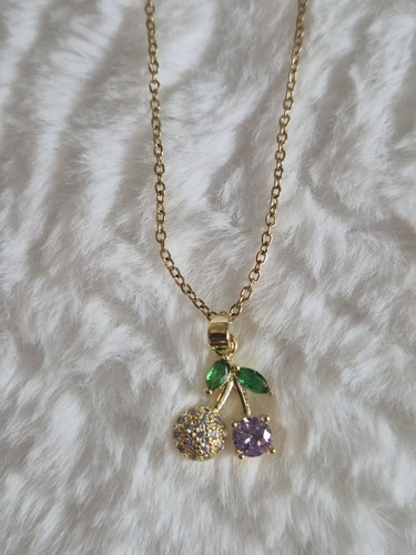 Collier femme plaqué - or, 18k