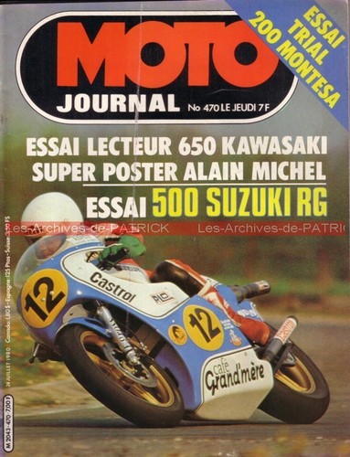 Moto journal 470 suzuki - journal, 500