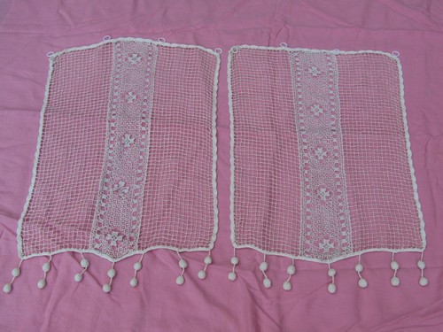 Paire rideau ancien en - ,