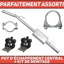 Pot d’échappement central pour Renault Clio 2 II B 1.4i 1.6i Hayon 98-13