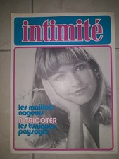 AFFICHE DE KIOSQUE Du Magazine INTIMITÉ 