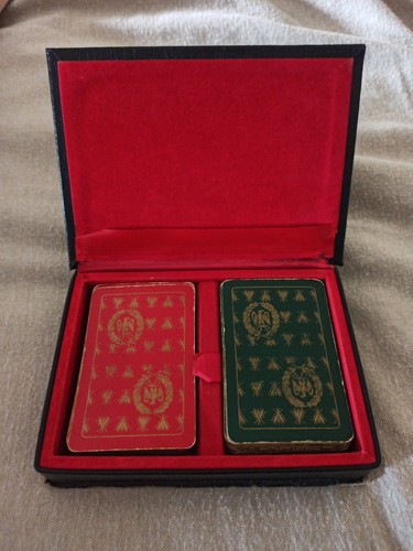 Jeu cartes bridge ancien - cartes,