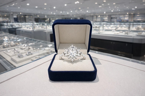 Bague solitaire diamant ovale - solitaire,