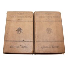 Ensemble de 2 livres de Médecine / Précis de la pratique Médicale Tomes 1 et 2