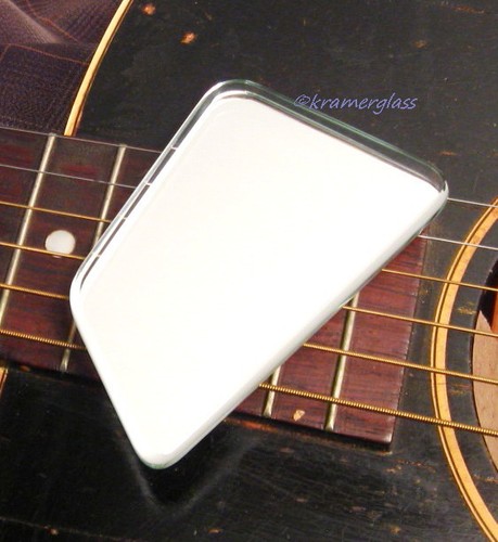 Plate glass soap bar slide - plate,