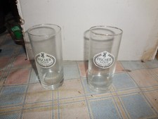 VERRE  A BIERE PUBLICITAIRE BAR FISCHER GOLD  2