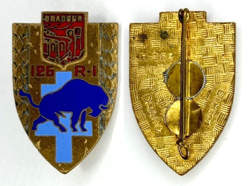 Insigne 126 régiment - insigne, 126°