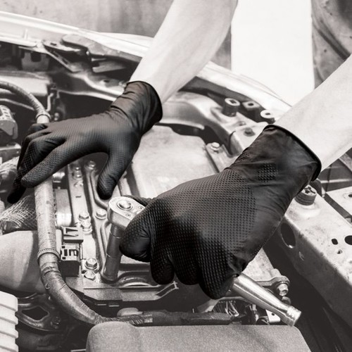 Gants nitrile noir - , à
