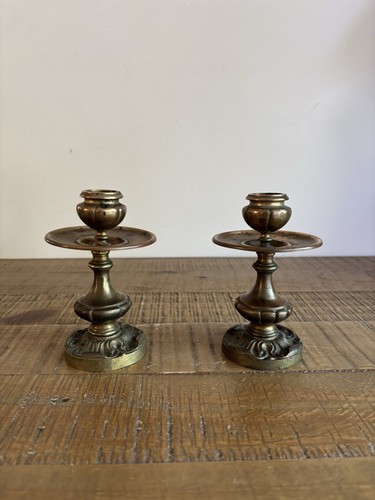 Paire petits bougeoirs en - paire,